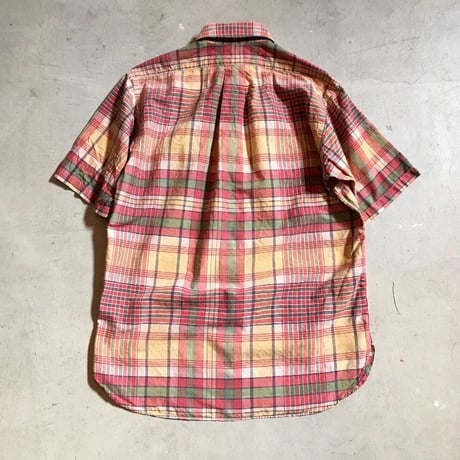 1960's A&S Indian Madras S/S Shirt