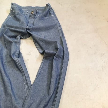 1980's Unknown Chambray Tapered Pants