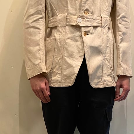 1930's Oregon Textile Mills Co. Linen Norfolk Jacket