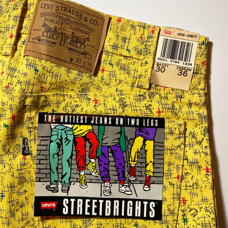 1980's Levi's 505 STREETBRIGHTS Pants Deadstock