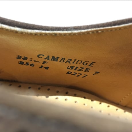 1970's〜 The Tecnic Shoe Co. Brwon Suede Shoes Deadstock