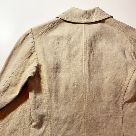 1920〜30's French Unknown Linen Jacket