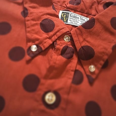1960's Golden Vee Dots L/S Shirt