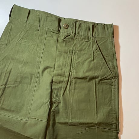 1960's LOUIS ARONOFF CO. Poplin Utility Trousers Deadstock