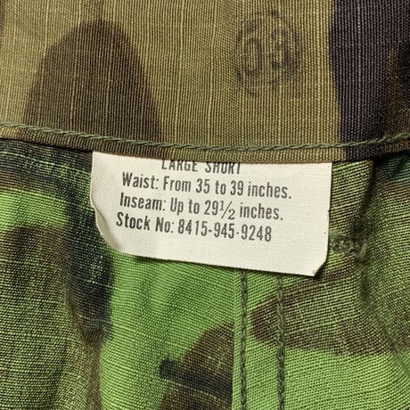1960's US.ARMY ERDL Jungle Fatigue Trousers Deadstock