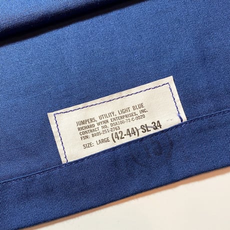 1970's US.NAVY Utility Jumpers Deadstock
