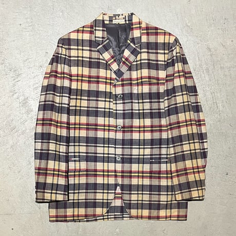 1960's HARLELA'S Indian Madras Tailored Jacket