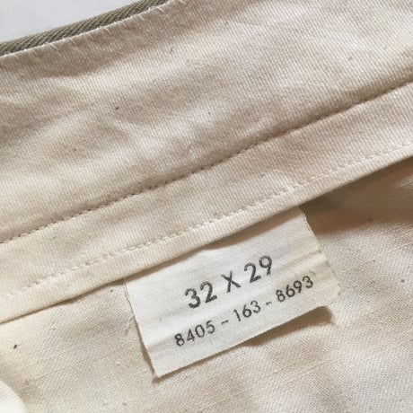 1960〜70's US.ARMY Chino Trousers Deadstock