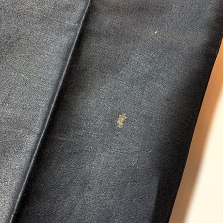 1930's〜 L'ATHLETE Black Moleskin Trousers Deadstock