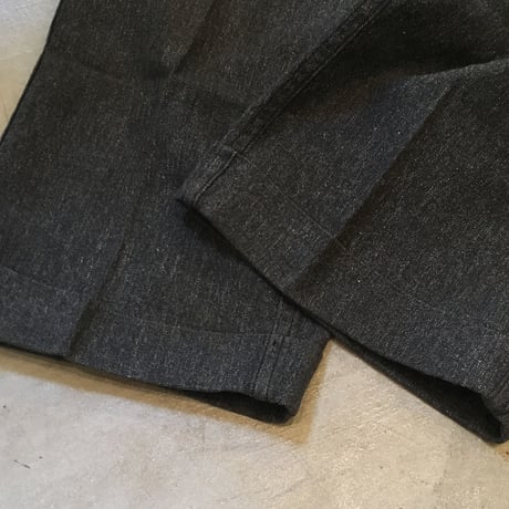 1950's GIBSON BRAND Black Chambray Trousers
