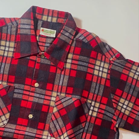1960's〜 DONLIN Flannel L/S Shirt Deadstock