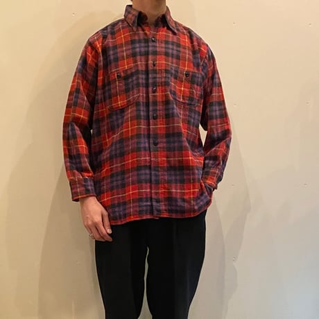 1930's〜 J.C.Penney Co. Flannel L/S Shirt