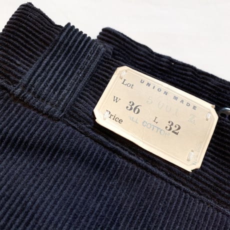 1950's Unknown Corduroy Trousers Deadstock
