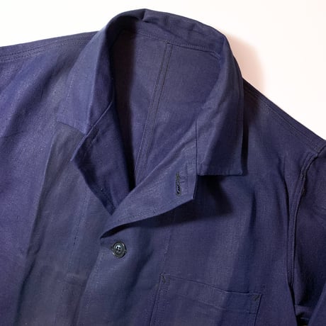 1940〜50's AU MOLINEL Cotton&Linen Jacket Deadstock