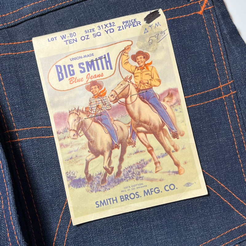 1950〜60's BIG SMITH Denim Painter Pants Deadsto