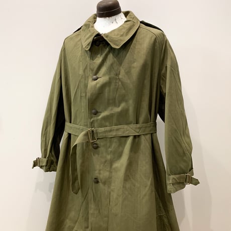 1940〜50's French Army Motor Cycle Coat Deadstock