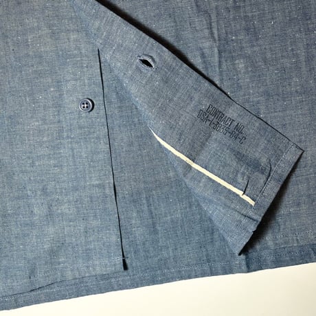 1960's US.NAVY Chambray L/S Shirt Deadstock