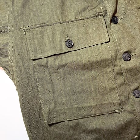 1940's US.ARMY M-43 Herringbone Jacket Deadstock