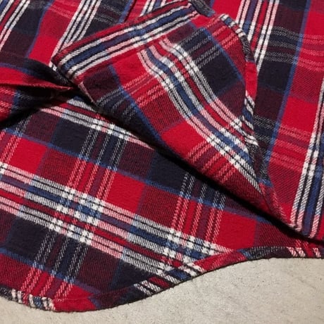 1970's MONTGOMERY WARD Heavy Flannel L/S Shirt