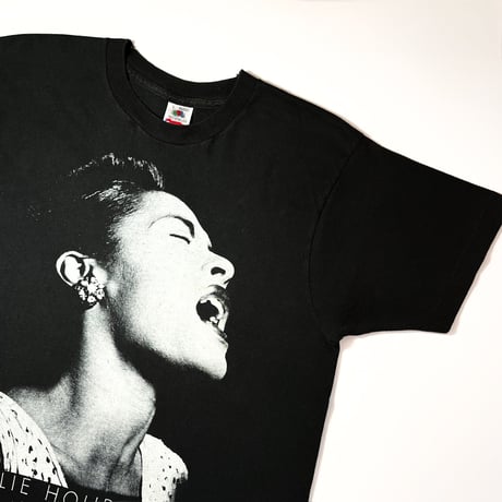 1990's FRUIT OF THE LOOM BILLIE HOLIDAY Printed Tee