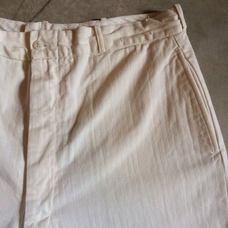 1950's Unknown Herringbone Twill Work Trousers