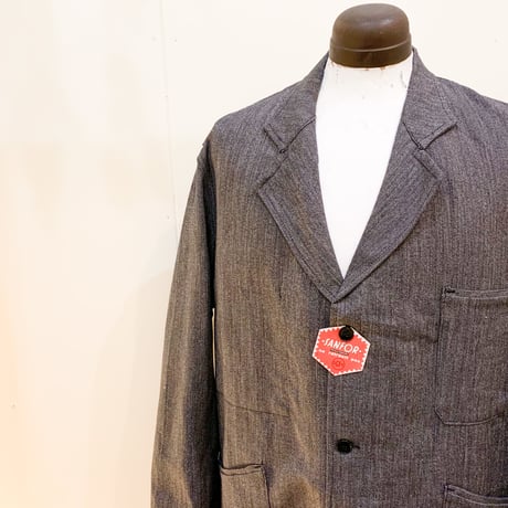 1950's KONECO Black Chambray  Atelier Coat Deadstock