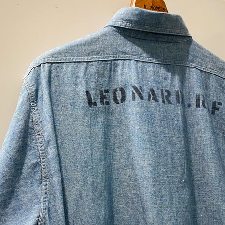 1940's〜 US.NAVY Chambray L/S Shirt