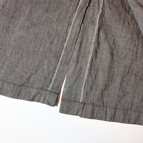 1940's French Unknown Gray Chambray Atelier Coat