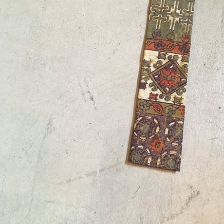 1960's ERNST Cotton Batik Necktie