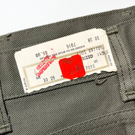 1960〜70's Lee Leens Tapered Pants Deadstock