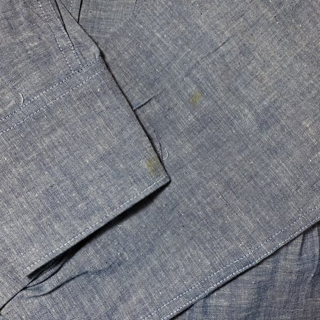 1960's DEE CEE Chambray Western L/S Shirt Deadstock