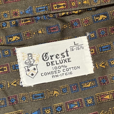 1960's Crest L/S Shirt Deadstock