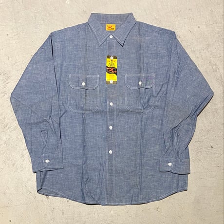 1960's RED DAM Chambray L/S Shirt Deadstock