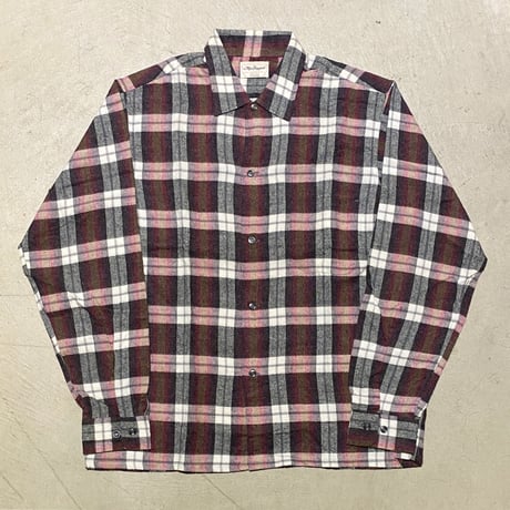 1960's Mac Taggart Rayon L/S Shirt Deadstock