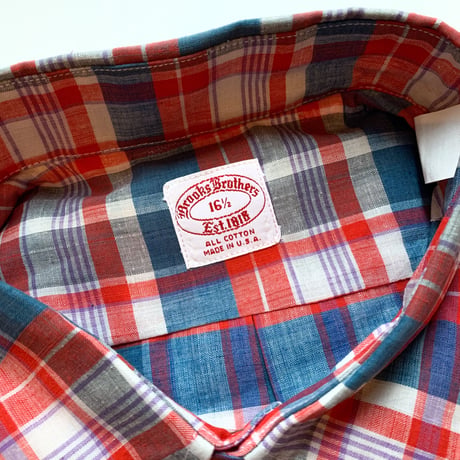 1980's〜 Brooks Brothers S/S Shirt Deadstock