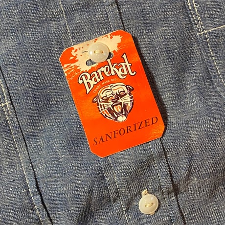 1940〜50's BAREKAT Chambray L/S Shirt Deadstock
