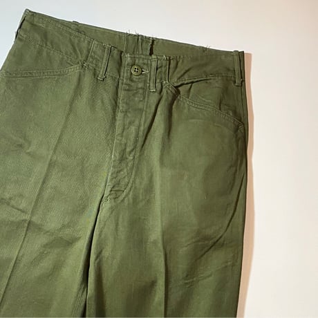 1940's US.NAVY N-3 Cotton Twill Trousers