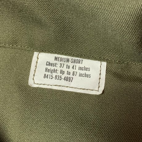 1970's US.ARMY  Heli-Crew L/S Shirt Deadstock