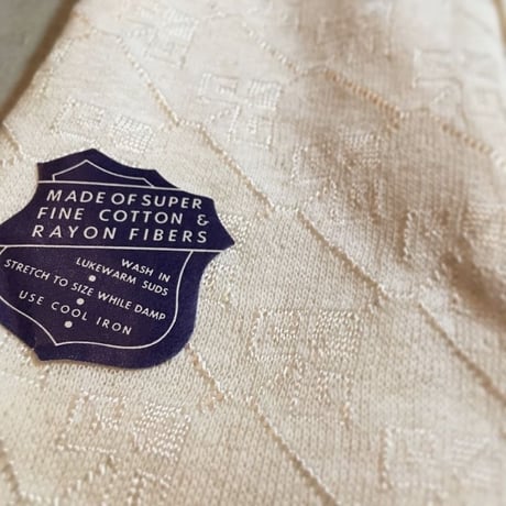 1950〜60's Princely Pullover S/S Shirt Deadstock