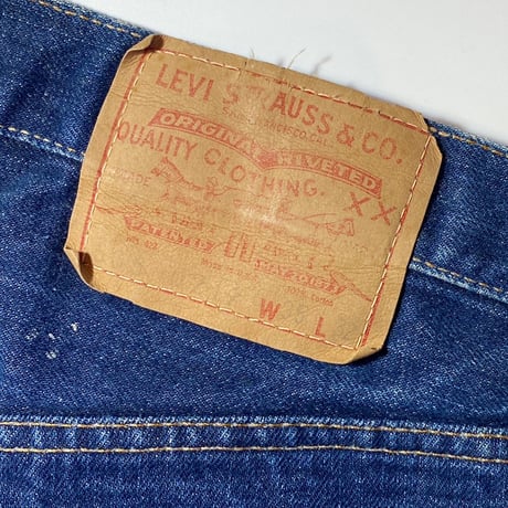 1960's Levi's 505 Big E Denim Pants With Selvedge
