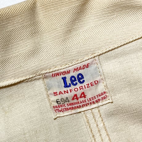 1950's Lee Herringbone Shop Coat Deadstock