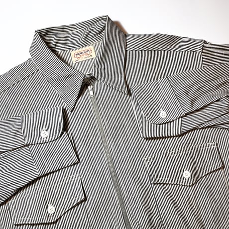 1950's HEADLIGHT Hickory Pullover L/S Shirt Deadstock
