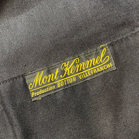 1950's Mont Kemmel Black Moleskin Jacket
