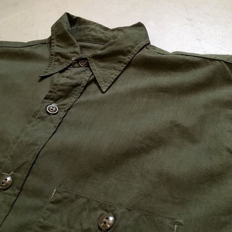 1940〜50's US.NAVY N-3 Poplin L/S Shirt