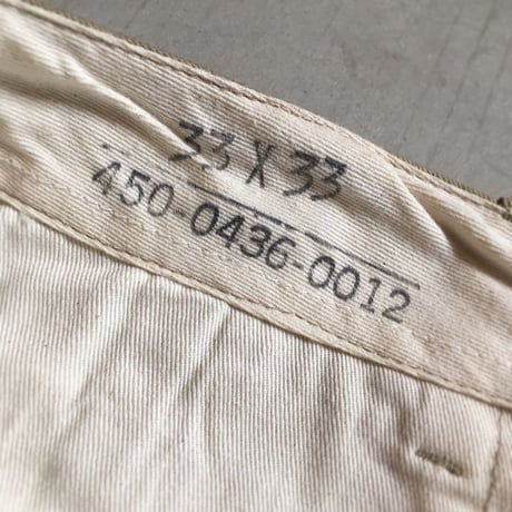 1940〜50's US.ARMY Chino Trousers