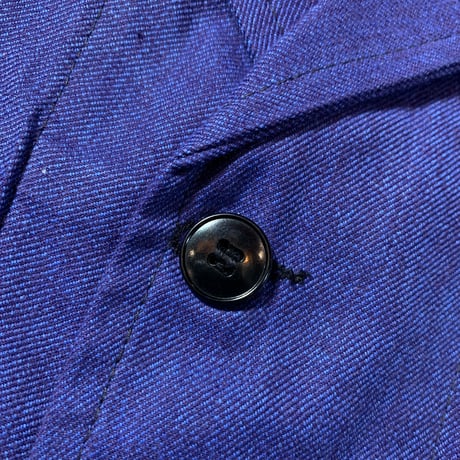 1950's SAVO LE CREUSOT Blue Chambray Atelier Coat