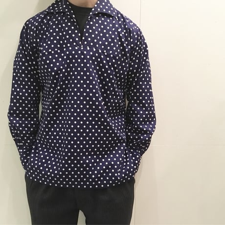 1950〜60's Unknown Pullover Dots L/S Shirt