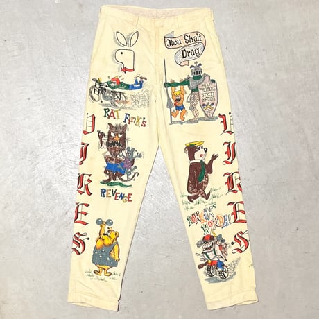 1960's Unknown Senior Corduroy Memorial Pants