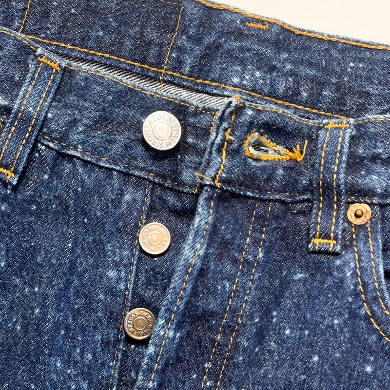1980's Levi's 501 Galactic Washed Denim Pants |