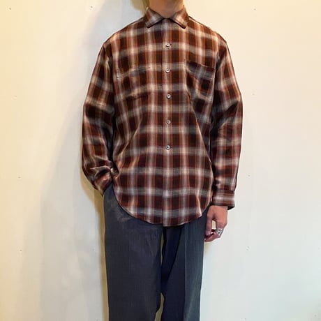 1960's McGREGOR Rayon L/S Shirt